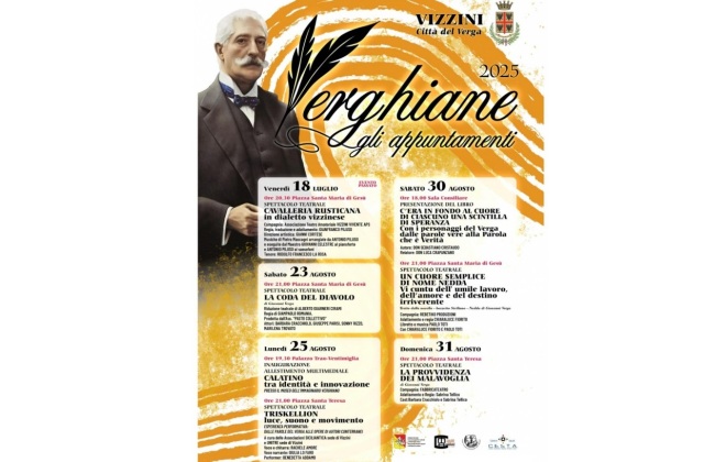 Vizzini. Gli appuntamenti delle “Verghiane”, la rassegna culturale dedicata a Giovanni Verga